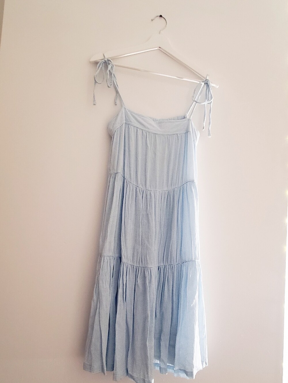 Aqua by La Vie en Rose Light Blue Flowy Dress